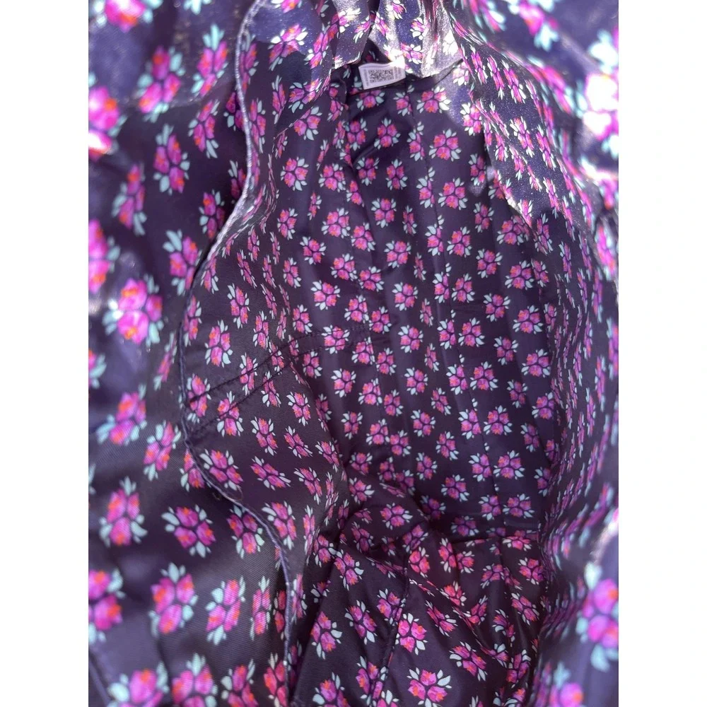 Vera‎ Bradley Iconic Messenger Bag Womens Medium Purple Dream Tapestry Crossbody